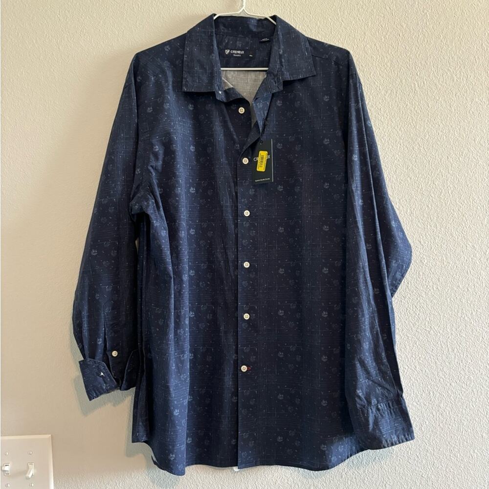 Cremiuex Button Down Dress Shirt Mens size Large